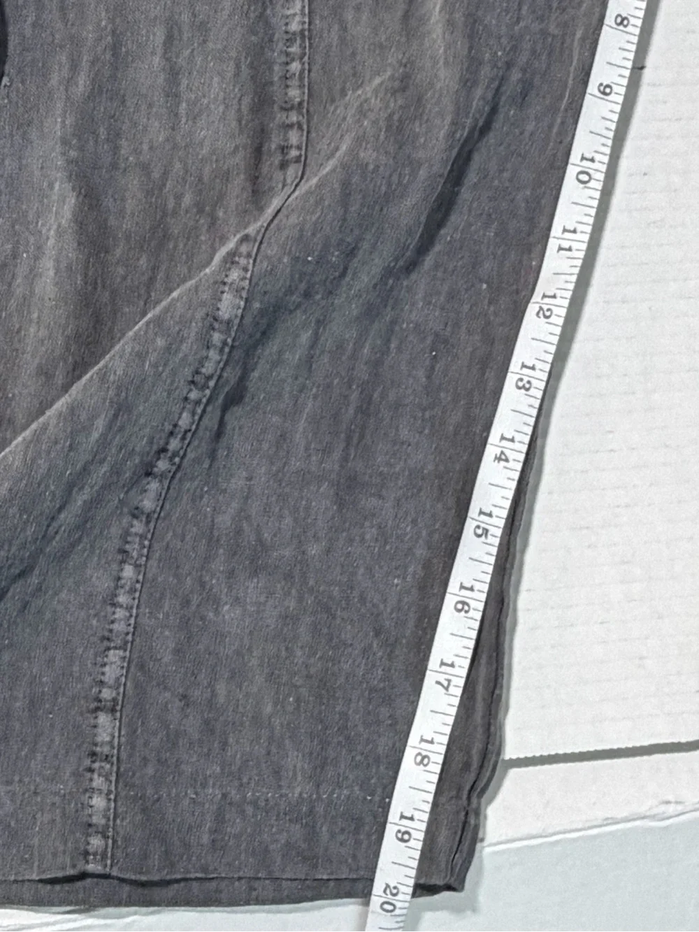 Zara Linen Washed Cargo Jumpsuit